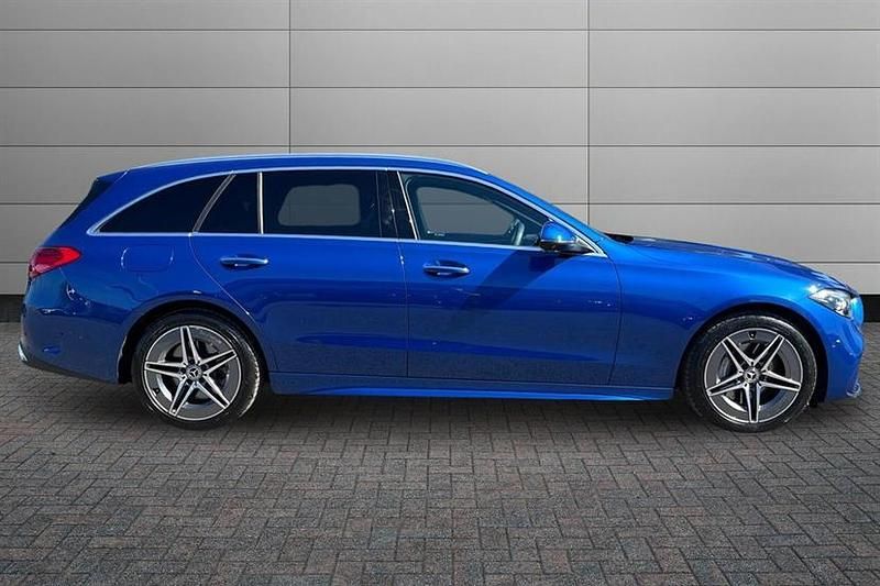 Used Mercedes C300e AMG Line Premium Plus 313 HP (230 kW) 2023 Spectral blue Estate