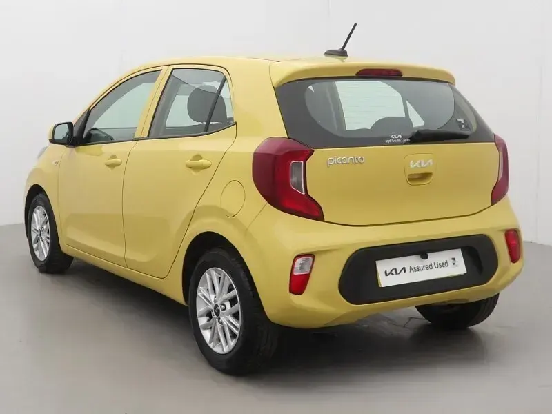 Used Kia Picanto 2024 Yellow Hatchback