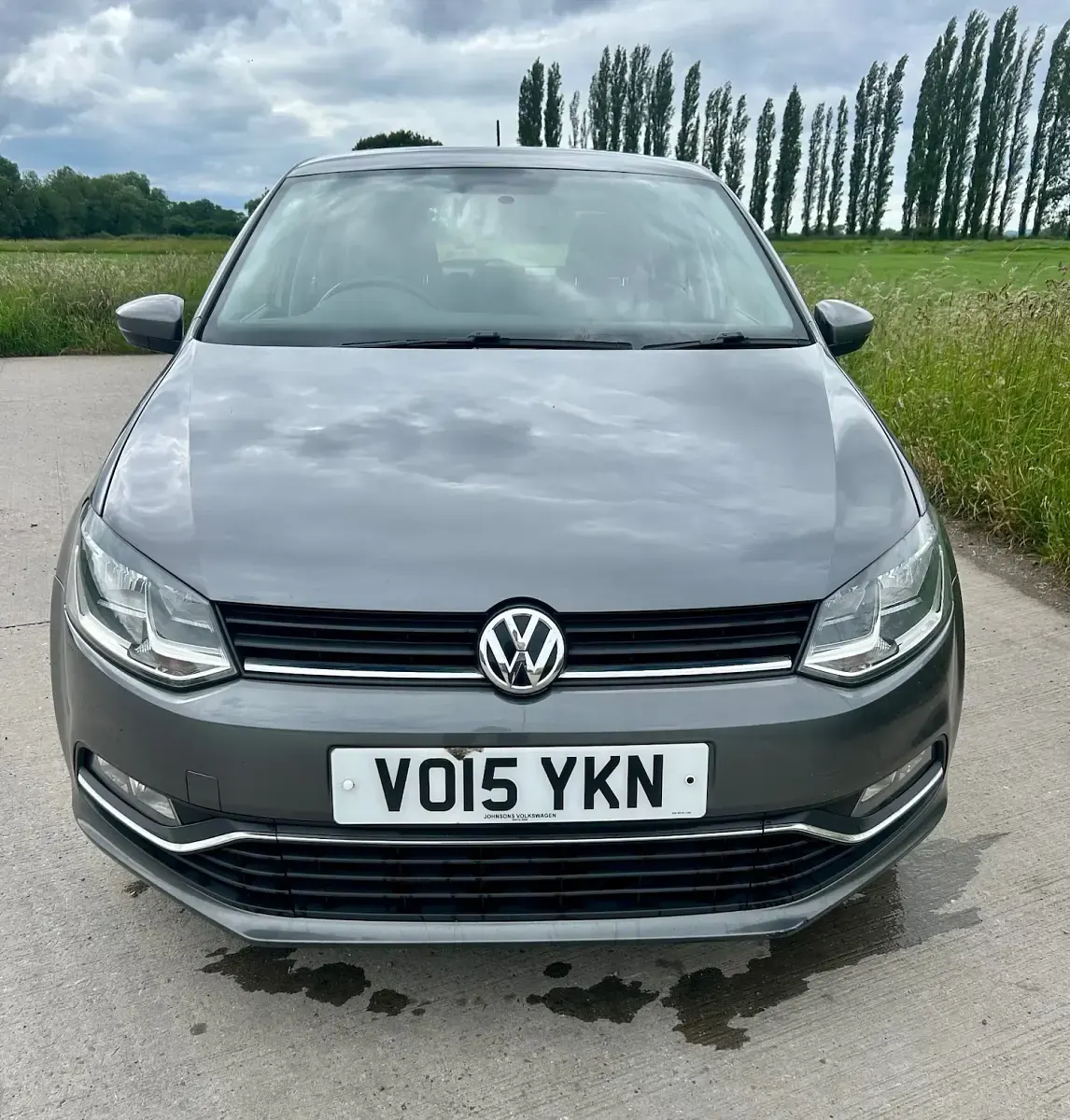 Used VW Polo SE 75 HP (55 kW) 2015 Grey Hatchback