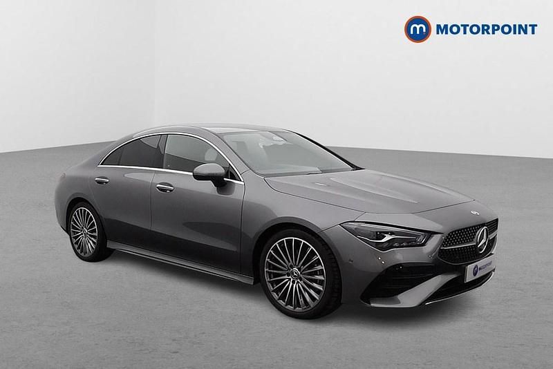 Grey Used 2023 Mercedes CLA220 AMG Line Premium Sedan | £29,099 (Fair price) - Image 1/4