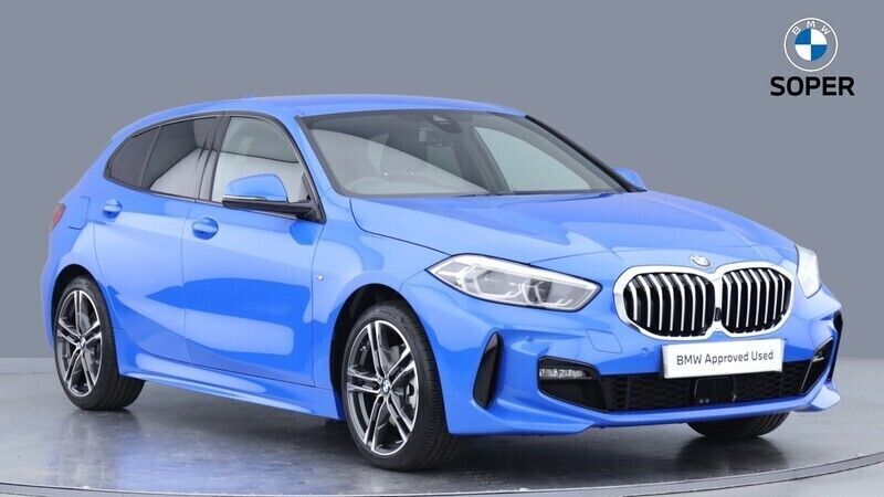 Used BMW 118 M Sport 134 HP (98 kW) 2023 Blue Hatchback