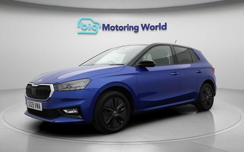 Used Skoda Fabia Design Edition 116 HP (85 kW) 2025 Blue Hatchback