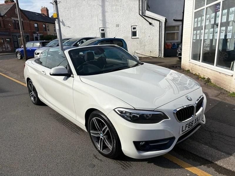 Used BMW 218 Sport Line 150 HP (110 kW) 2016 White Cabriolet
