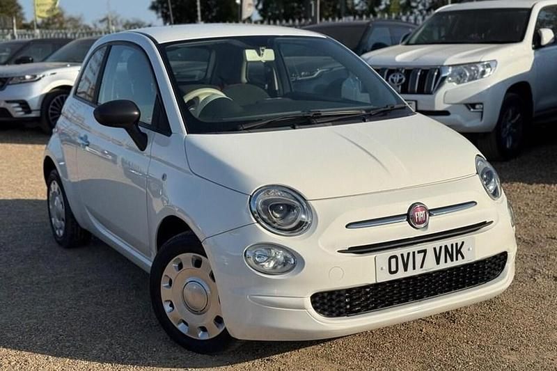 White Used 2017 Fiat 500 Pop Hatchback | £5,499 (Good price) - Image 1/1