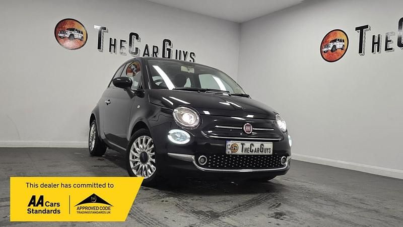Used Fiat 500 Lounge 69 HP (50 kW) 2018 Black Hatchback