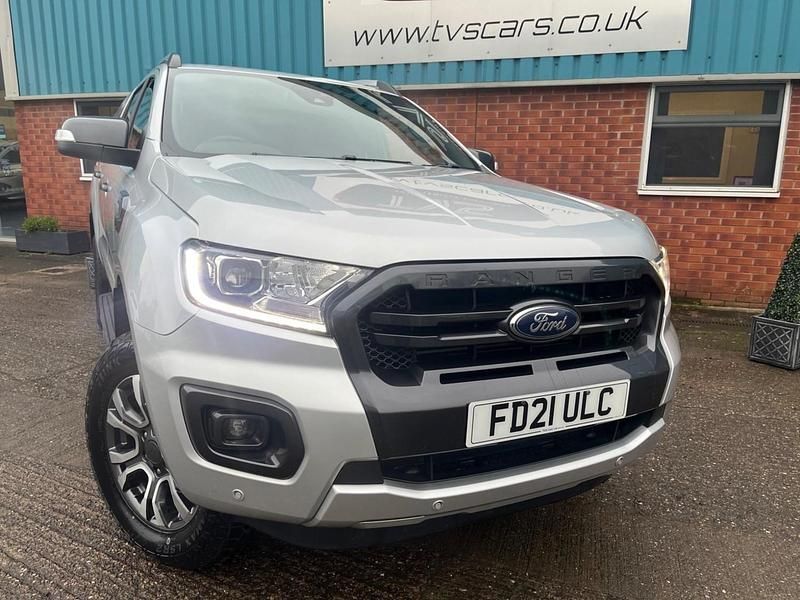 Używany Ford Ranger Wildtrack 2021 Srebrny Pickup