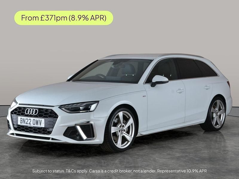 Used Audi A4 S-Line 204 HP (150 kW) 2022 White Estate