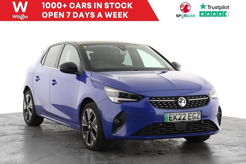 Used Vauxhall Corsa-e Elite 100 kW (136 HP) 2022 Blue Hatchback