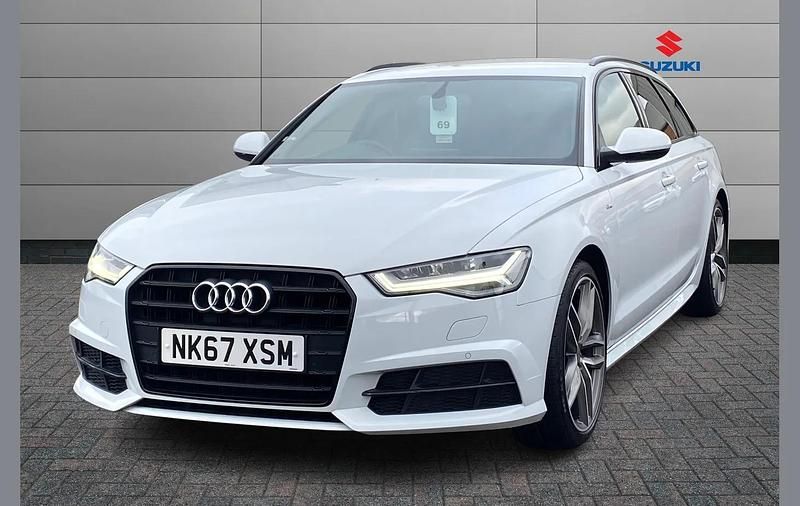 Used Audi A6 Black Edition 187 HP (137 kW) 2017 White Estate