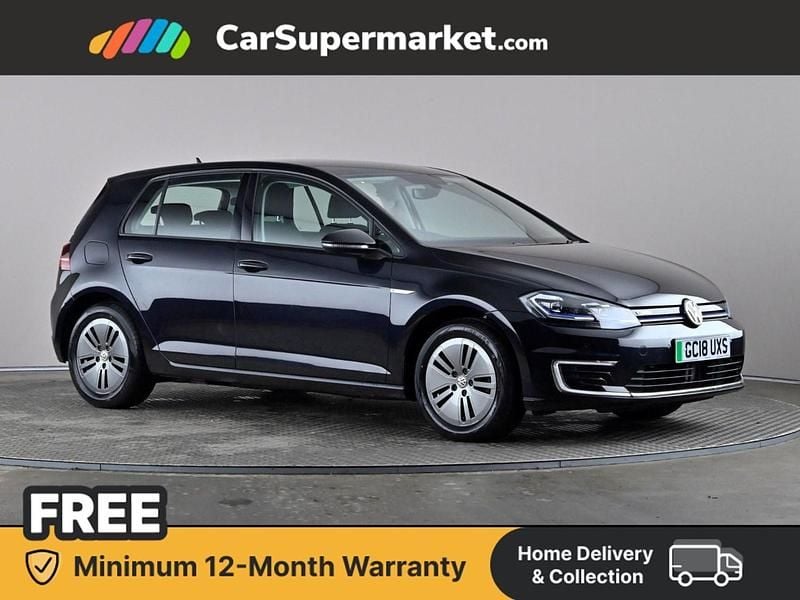 Used VW e-Golf 99 kW (135 HP) 2018 Black Hatchback
