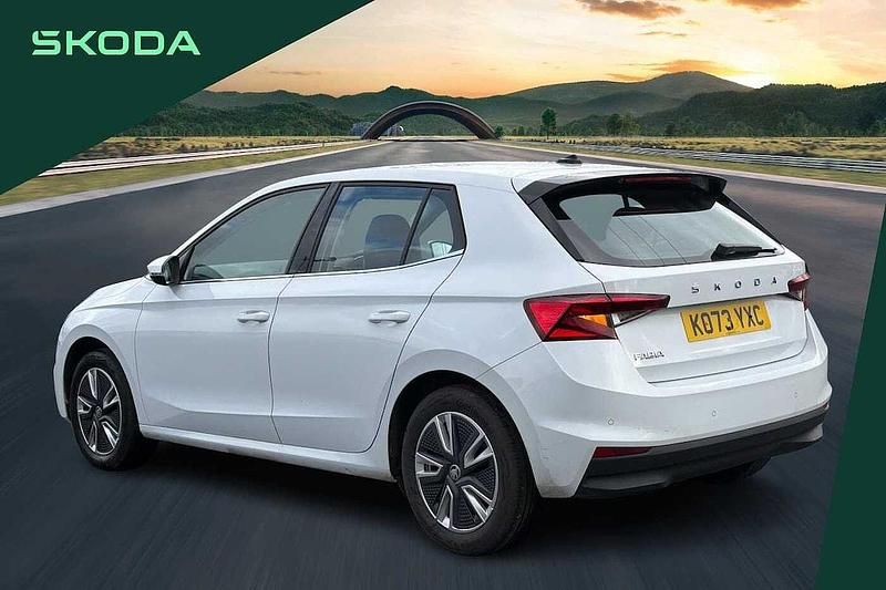 Used Skoda 110 R SE L 81 HP (59 kW) 2024 Moon white metallic Hatchback