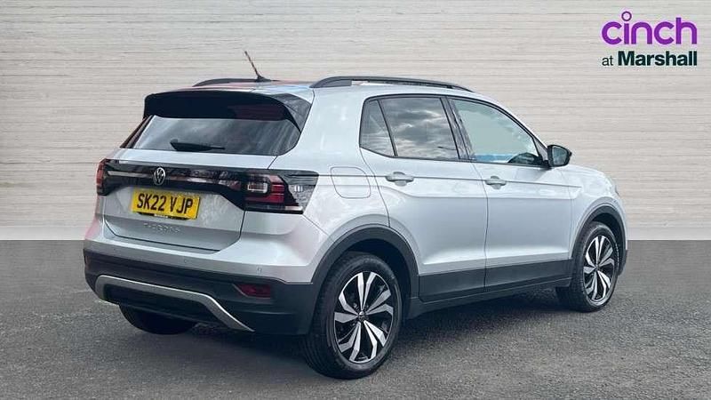 Used VW T-Cross Black Edition 110 HP (80 kW) 2022 Silver SUV