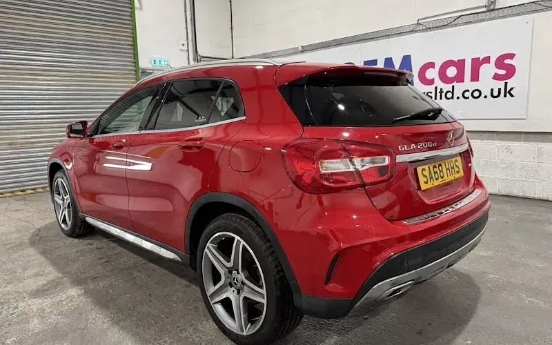 Used Mercedes GLA200 AMG line 136 HP (100 kW) 2018 Red SUV