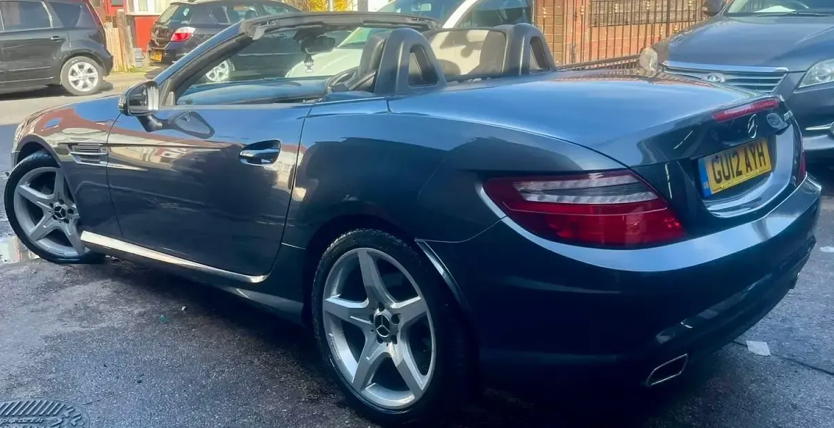 Used Mercedes SLK250 AMG 204 HP (150 kW) 2012 Grey Cabriolet