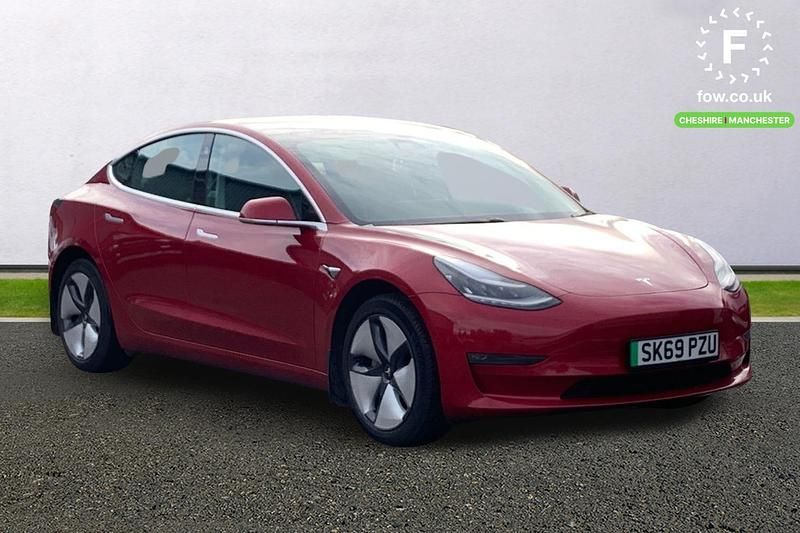 Red Used 2019 Tesla Model 3 Standard Range Sedan | £14,899 (Fair price) - Image 1/3