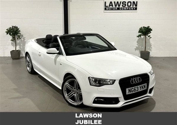 White Used 2013 Audi A5 Cabriolet S-Line Cabriolet | £10,990 (Fair price) - Image 1/1