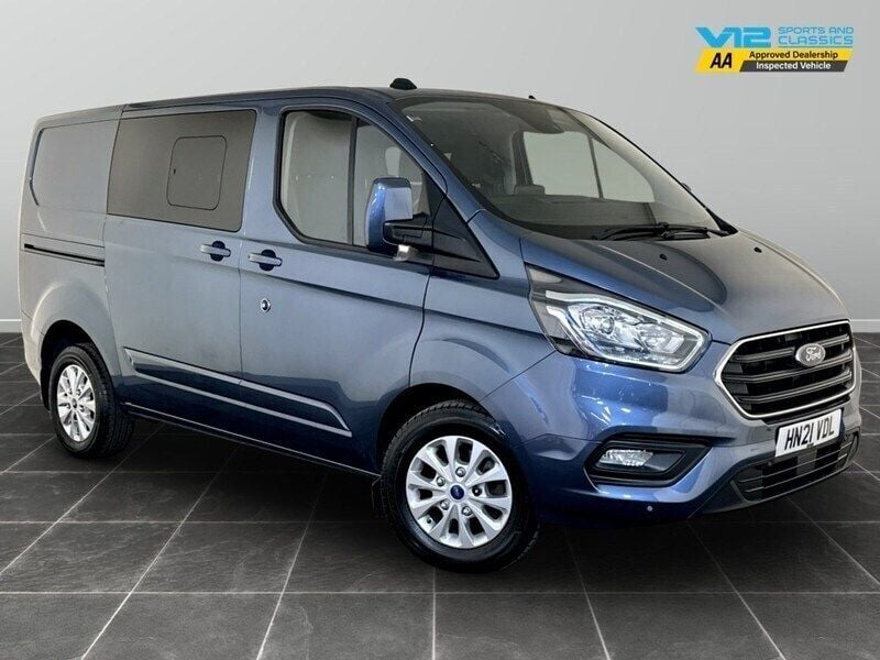 Blue Used 2021 Ford Transit Custom Limited Van | £20,995 (Fair price) - Image 1/2