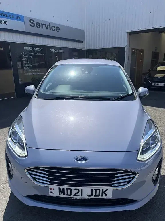 Used Ford Fiesta Titanium 125 HP (91 kW) 2021 Blue Hatchback