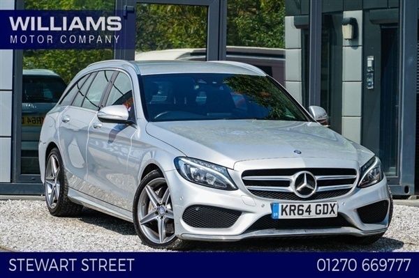 Silver Used 2014 Mercedes C250 AMG line Estate | £10,990 (Fair price) - Image 1/1