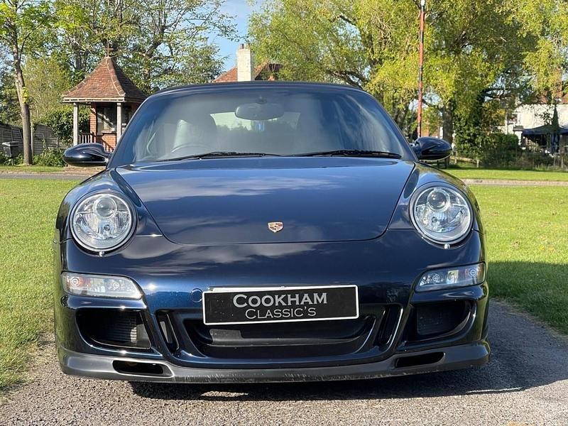 Begagnad Porsche 911 355 HK (261 kW) 2007 Blå Cab