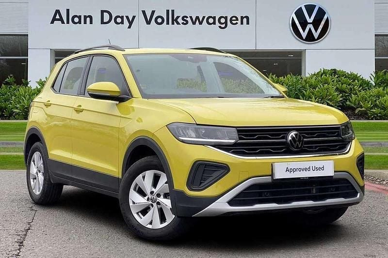 Yellow Used 2024 VW T-Cross Life SUV | £18,495 (Fair price) - Image 1/4