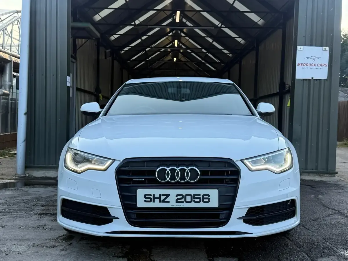 Used Audi A6 Black Edition 204 HP (150 kW) 2014 White Sedan