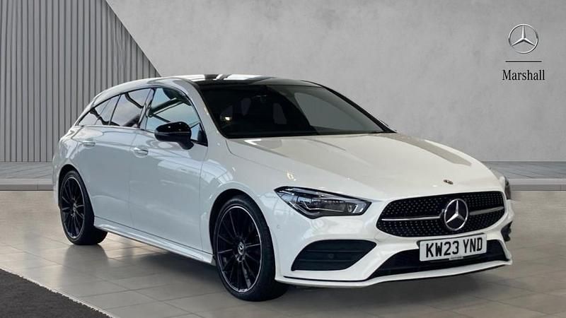 Used Mercedes CLA220 AMG Line Premium Plus 190 HP (139 kW) 2023 Polar white Sedan