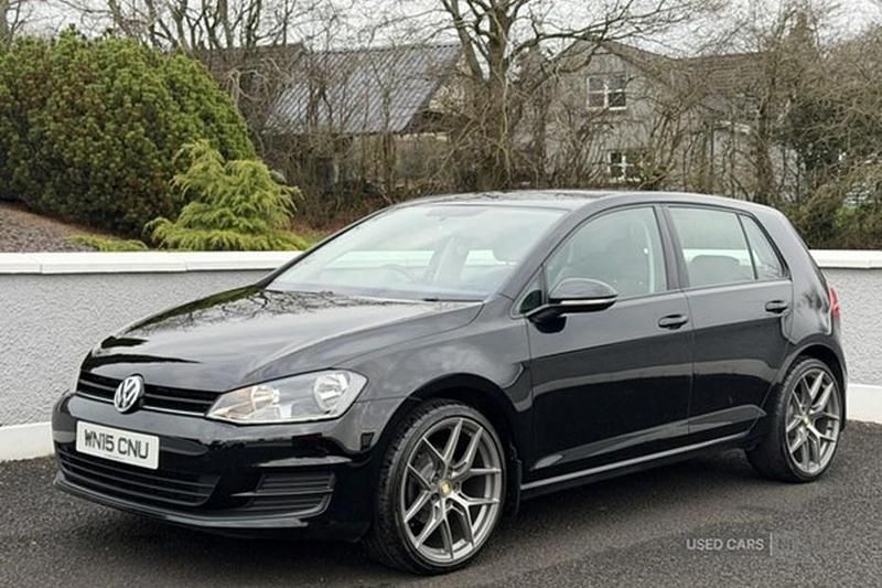 Used VW Golf VII S 105 HP (77 kW) 2015 Black Hatchback