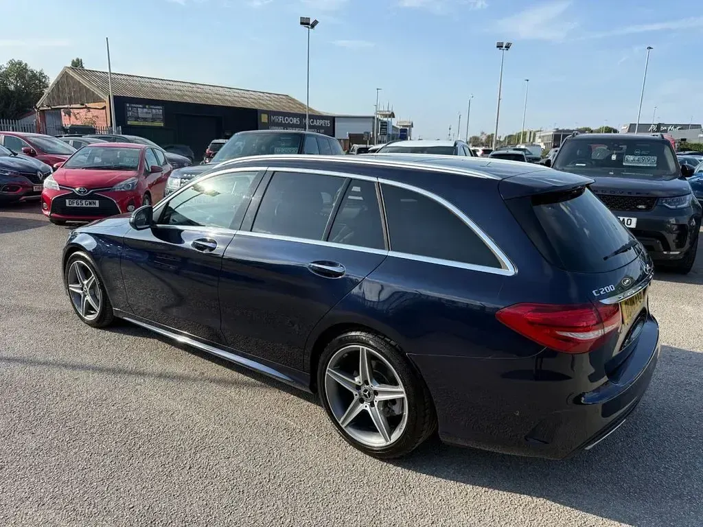 Used Mercedes C200 AMG Line Premium 2018 Blue Estate