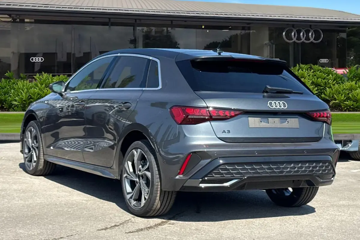 New Audi A3 Sportback S-Line 2026 Grey Hatchback