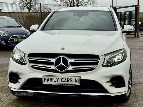 Used Mercedes GLC220 AMG line 2017 White Estate