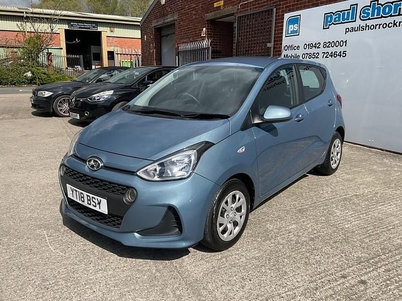 Used Hyundai i10 SE 66 HP (48 kW) 2018 Blue Hatchback