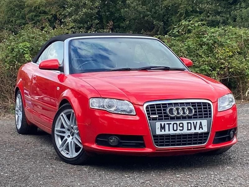 Red Used 2009 Audi A4 Cabriolet S-Line Cabriolet | £2,485 (Fair price) - Image 1/4