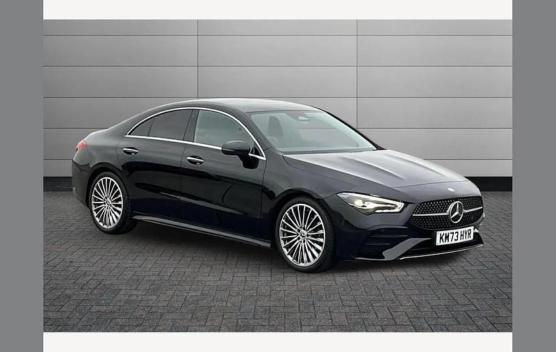 Black Used 2023 Mercedes CLA180 AMG Line Premium Sedan | £25,395 (Fair price) - Image 1/2