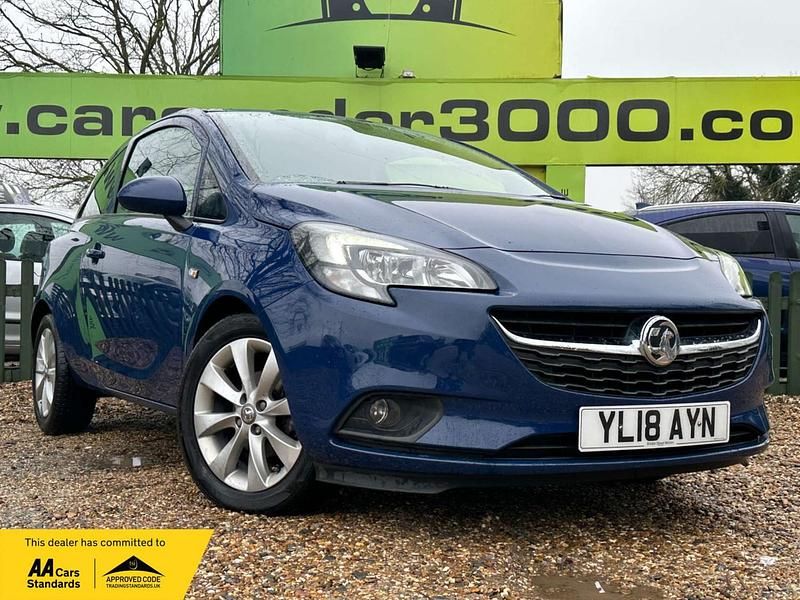 Used Vauxhall Corsa 90 HP (66 kW) 2018 Blue Hatchback