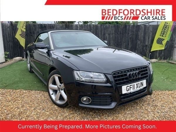 Black Used 2011 Audi A5 Cabriolet S-Line Cabriolet | £4,185 (Fair price) - Image 1/1