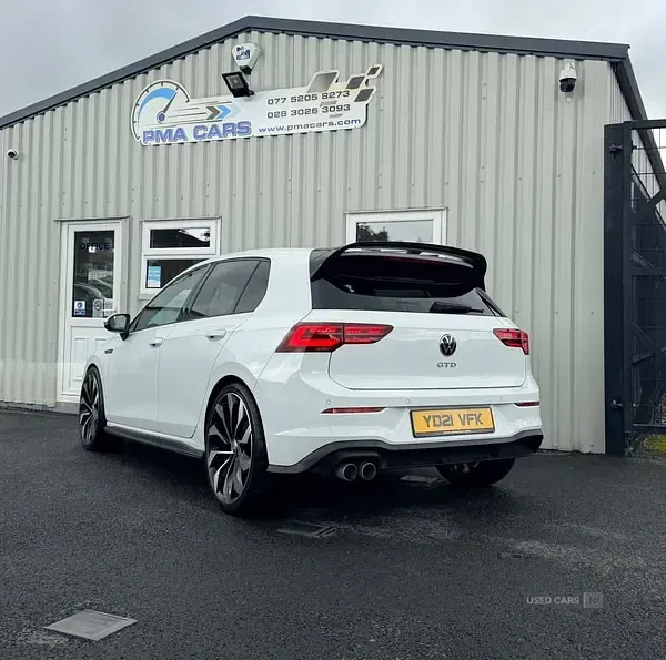 Used VW Golf VII GTD 150 HP (110 kW) 2021 White Hatchback