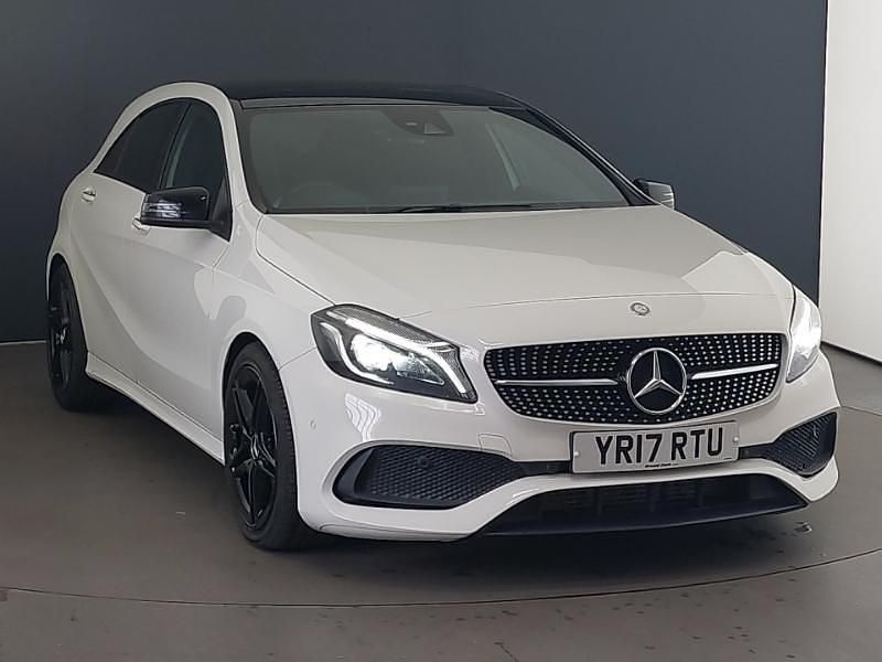 White Used 2017 Mercedes A220 AMG Line Premium Plus Hatchback | £12,998 (Fair price) - Image 1/4