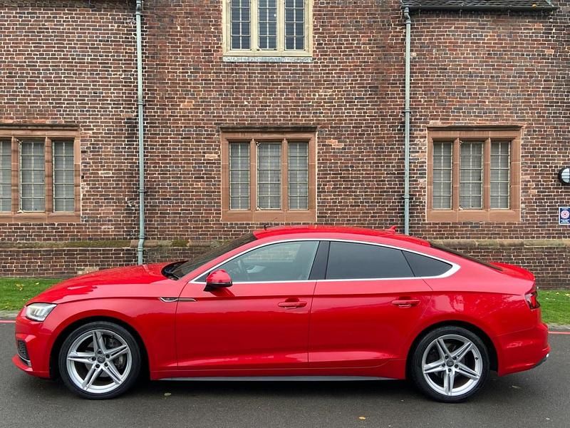 Used Audi A5 Sportback S-Line 2017 Red Hatchback