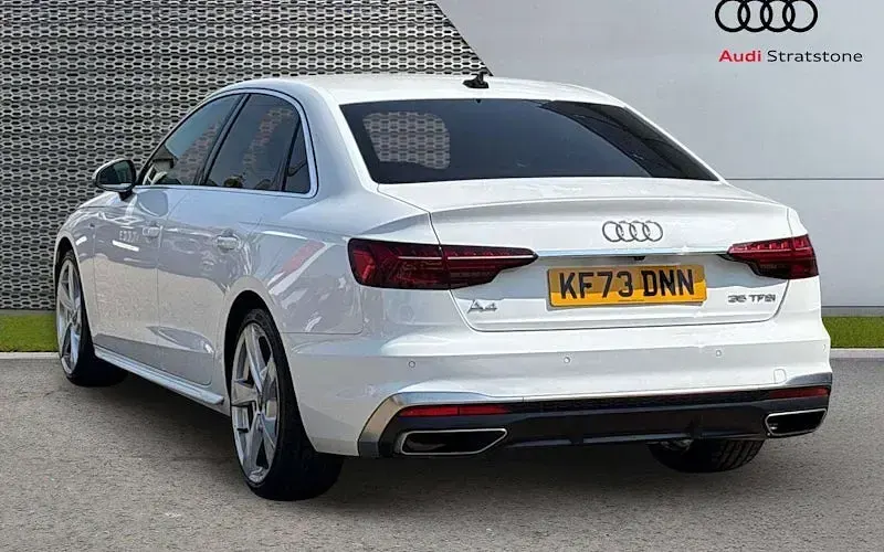 Used Audi A4 S-Line 150 HP (110 kW) 2024 White Sedan
