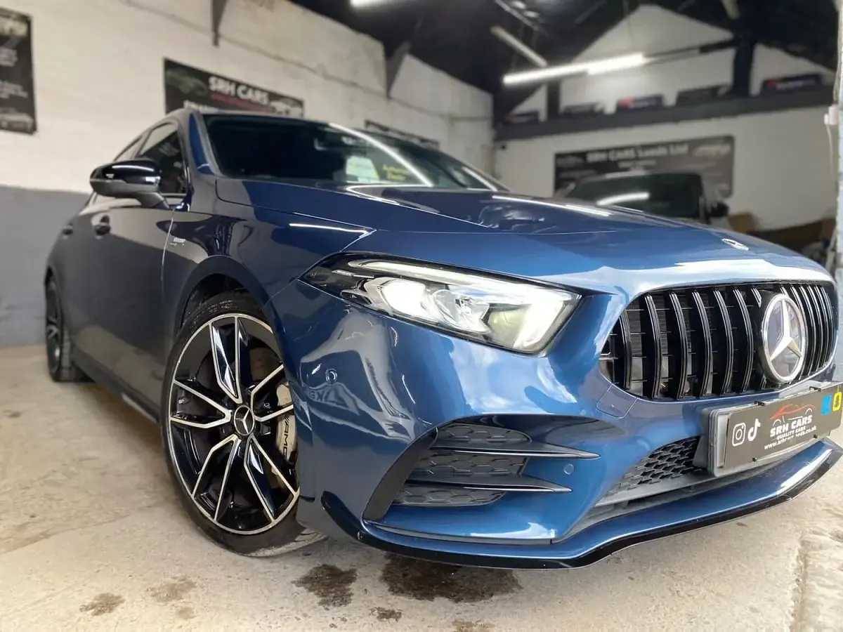 Used Mercedes A35 AMG Premium 2021 Blue Hatchback