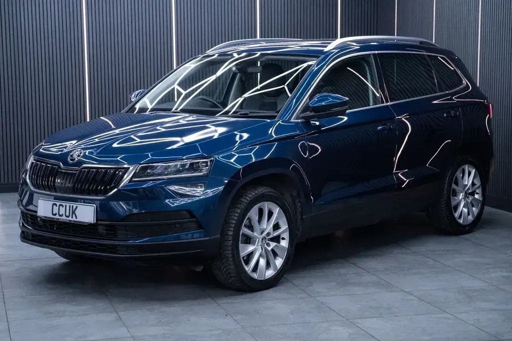 Used Skoda Karoq SE L 190 HP (139 kW) 2019 Blue SUV