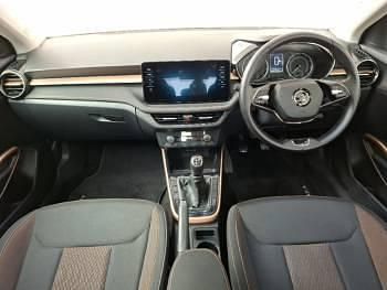 Used Skoda Fabia SE L 110 HP (80 kW) 2022 Orange Hatchback
