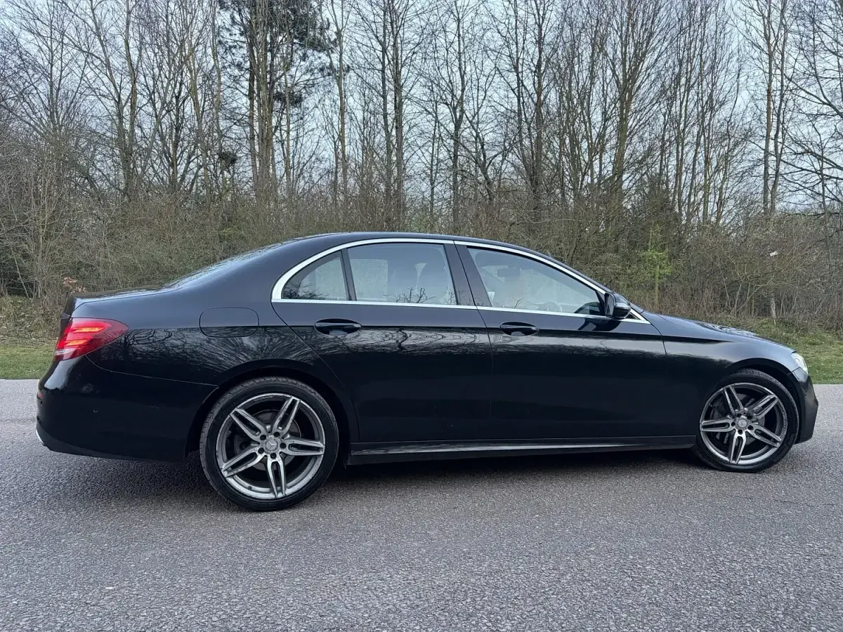 Used Mercedes E220 AMG line 2016 Black Sedan
