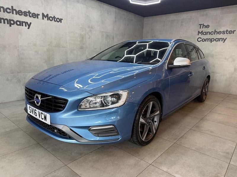 Used Volvo V60 R-Design 190 HP (139 kW) 2016 Blue Estate