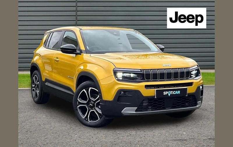Yellow New 2025 Jeep Avenger Summit SUV | £21,944 (Super price) - Image 1/4