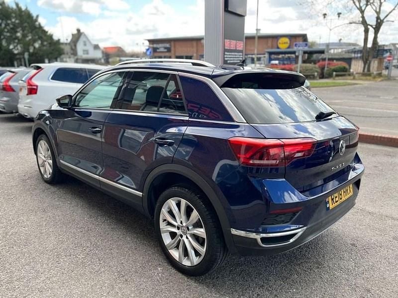 Used VW T-Roc SEL 150 HP (110 kW) 2018 Blue SUV