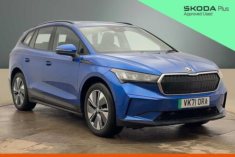 Used Skoda Enyaq iV Suite 97 kW (132 HP) 2021 Race blue metallic SUV