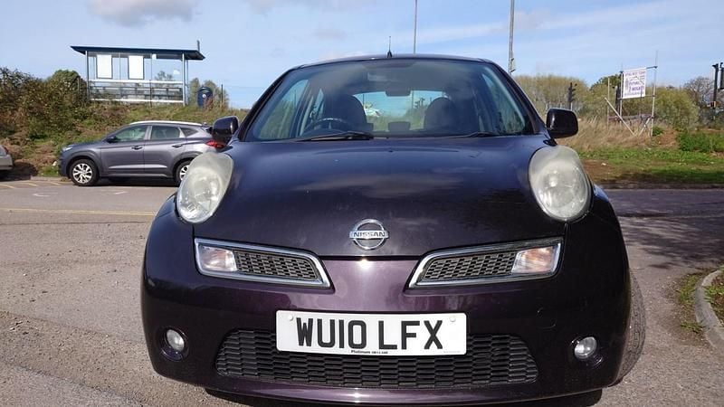Black Used 2010 Nissan Micra N-TEC Hatchback | £695 (Good price) - Image 1/4