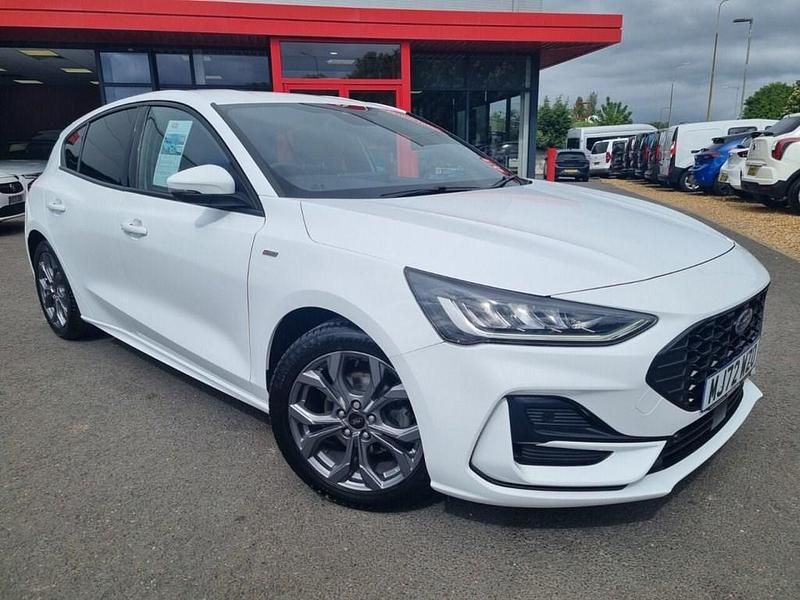 White Used 2022 Ford Focus ST-Line Hatchback | £13,695 (Fair price) - Image 1/4